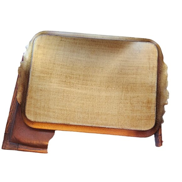 Vintage Italian Florentine Gilded Serving Tray With Ornate Fruit Design - 18" X - Picture 5 of 6